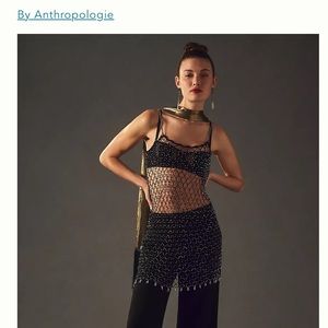 NWT Anthropologie sequin tank